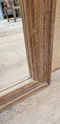 Miroir en teck birman