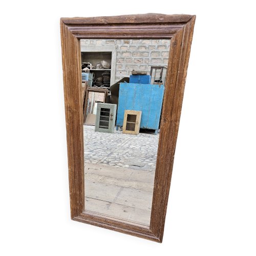 Miroir en teck birman
