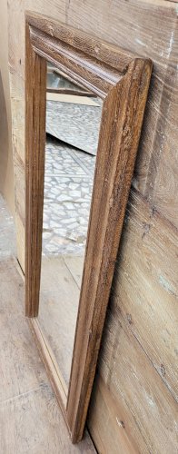 Miroir en teck birman