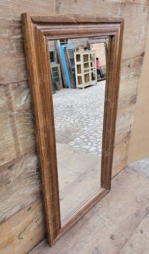 Miroir en teck birman