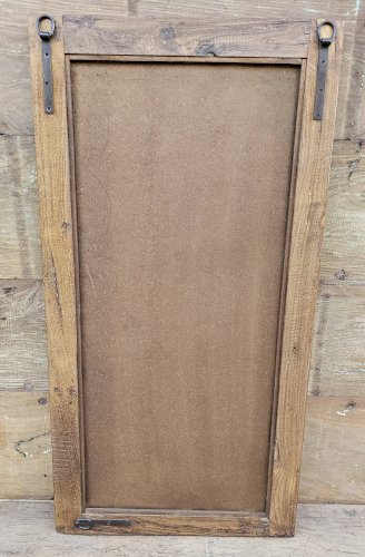 Miroir en teck birman