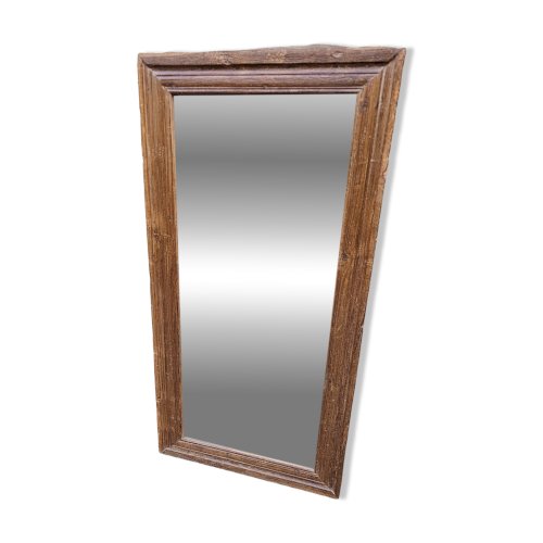 Miroir en teck birman