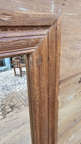 Miroir en teck birman