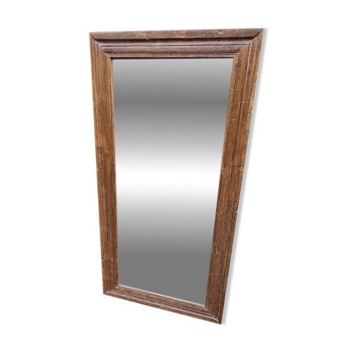 Miroir en teck birman