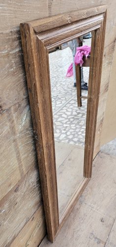 Miroir en teck birman