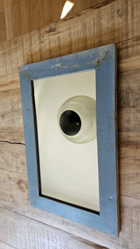 Miroir en teck