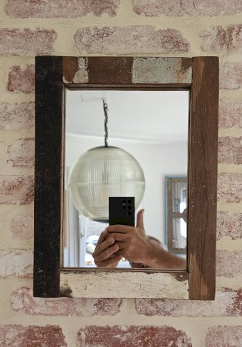 Miroir en teck