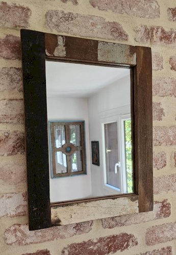 Miroir en teck