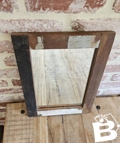 Miroir en teck