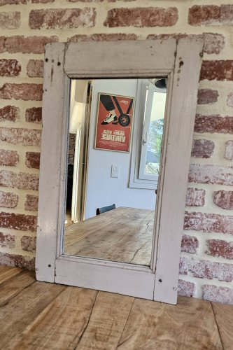 Miroir en teck
