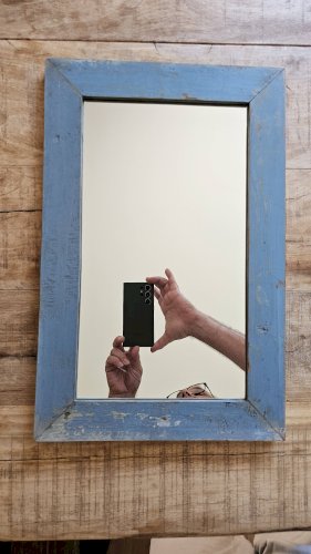 Miroir en teck