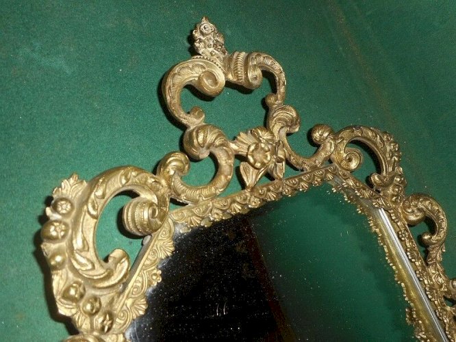 MIROIR ENCADREMENT BRONZE