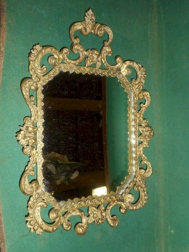 MIROIR ENCADREMENT BRONZE