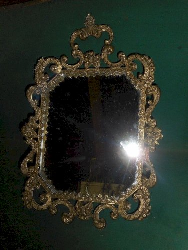 MIROIR ENCADREMENT BRONZE