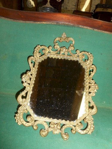MIROIR ENCADREMENT BRONZE