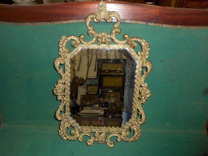 MIROIR ENCADREMENT BRONZE