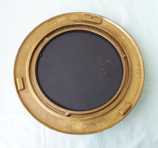 Miroir hublot laiton