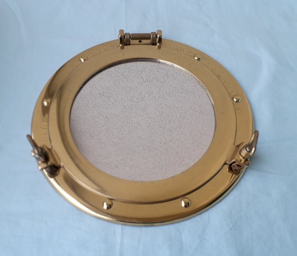 Miroir hublot laiton