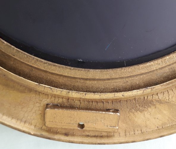 Miroir hublot laiton