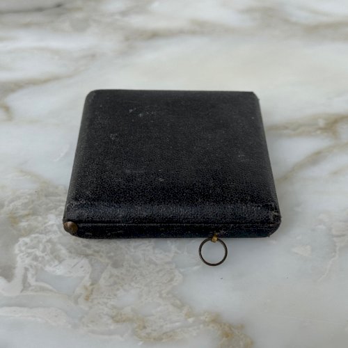 Miroir noir de peintre Claude Lorrain XIXe dans un coffret gainé M3994