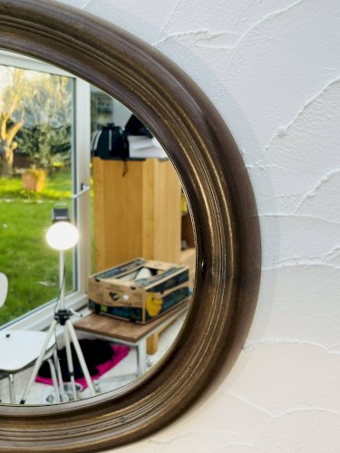 Miroir ovale vintage Syla modèle 920 années 70