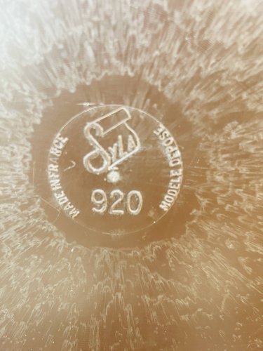 Miroir ovale vintage Syla modèle 920 années 70