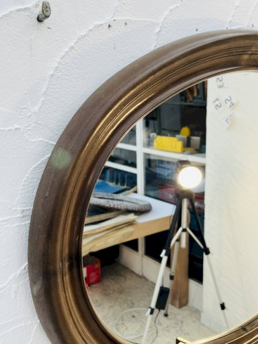 Miroir ovale vintage Syla modèle 920 années 70