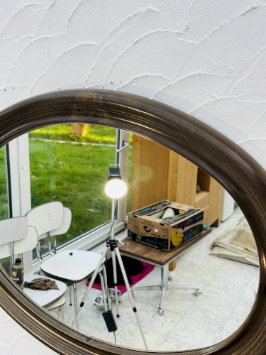 Miroir ovale vintage Syla modèle 920 années 70