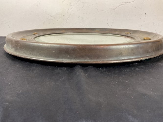 Miroir régence anglais oeil de sorcière miroir biseauté style hublot design