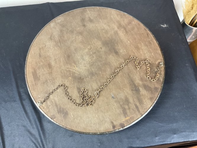 Miroir régence anglais oeil de sorcière miroir biseauté style hublot design