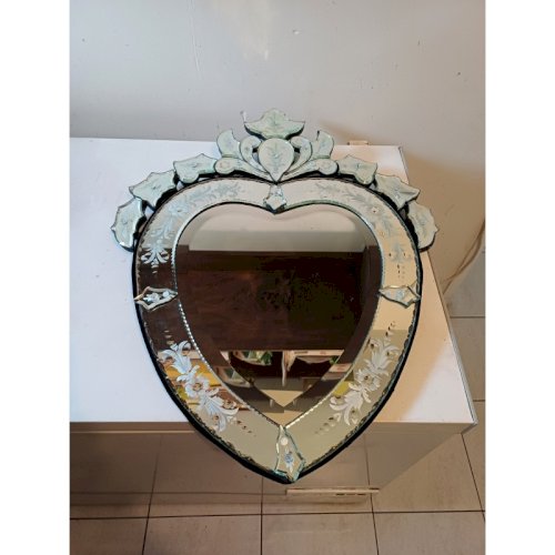 Miroir Vénitien  Coeur 