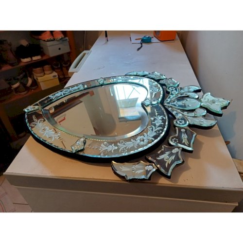 Miroir Vénitien  Coeur 