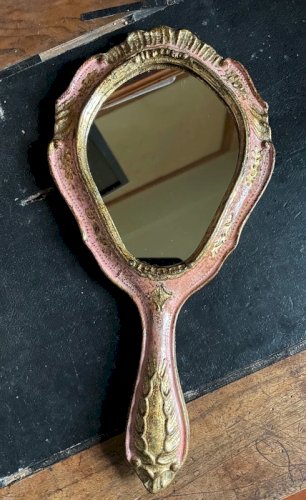 Miroir Vénitien peint vintage