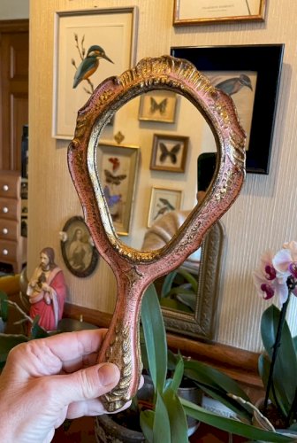 Miroir Vénitien peint vintage