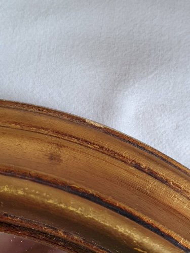 Miroir vintage doré