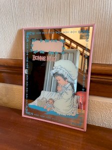 Miroir vintage romantique Bonne nuit
