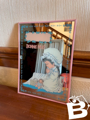 Miroir vintage romantique Bonne nuit