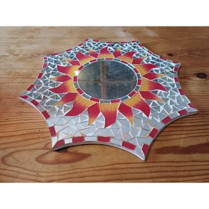 Miroir Vintage Verre et Miroir