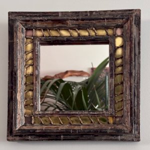 Mirror XXth Mazarin by Henry Bernard student of Line Vautrin talosel M4015