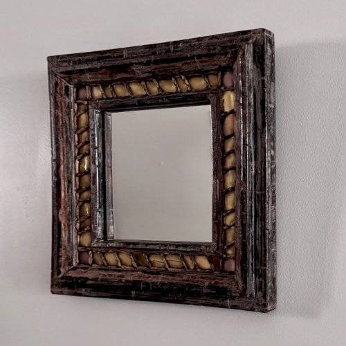 Miroir XXe Mazarin par Henry Bernard élève de Line Vautrin talosel M4015