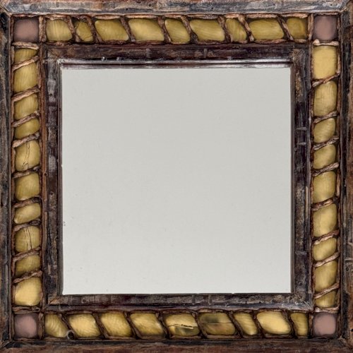 Miroir XXe Mazarin par Henry Bernard élève de Line Vautrin talosel M4015