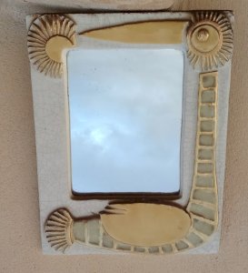 Mithé Espelt (1923-2020) Miroir modèle Pélican   