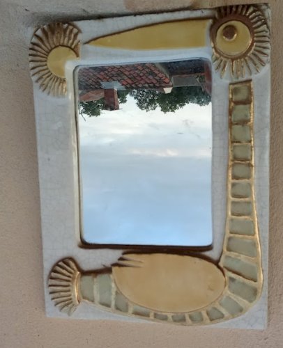 Mithé Espelt (1923-2020) Miroir modèle Pélican   