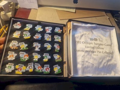 M&Ms, Olympic Summer Games 1992 Barcelona, Pin Set of 26 p.