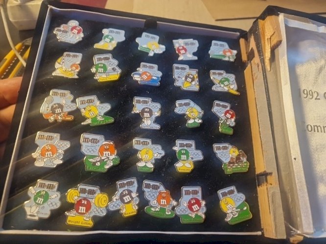 M&Ms, Olympic Summer Games 1992 Barcelona, Pin Set of 26 p.