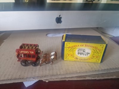 Models of Yesteryear by Lesney N 12 Horse Bus "  + boite