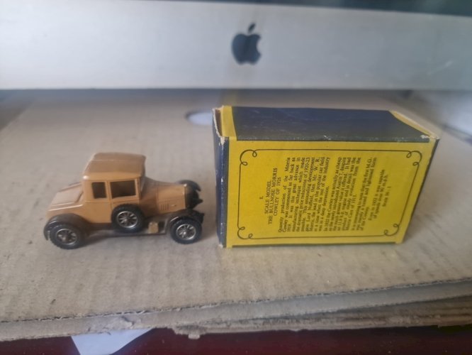 Models of Yesteryear by Lesney N08 Morris Cowley 1926."bullnose"  + boite