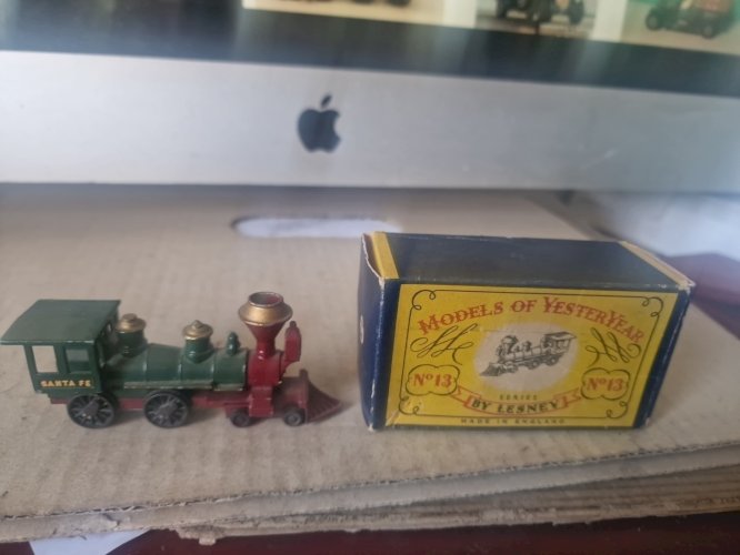 Models of Yesteryear by Lesney N13 American Loco 440 Santa Fe  + boite