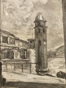 Monotype Pierre LAPRADE Papier Mer Phare Saint Jean De Luz ? Océan Pays Basque