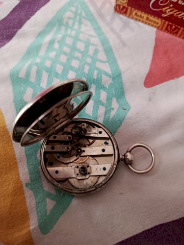 Montre à gousset argent 